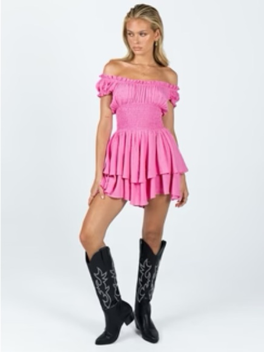 Princess polly love galore romper in pink